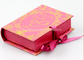 กล่องของขวัญแบบมีโลโก้สีชมพูปรับแต่งกระดาษบรรจุภัณฑ์ถุงเท้าที่ไม่ซ้ำใคร ผู้ผลิต